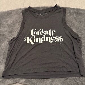 Spiritual Gangster| Create Kindness Box Crop Tank | M